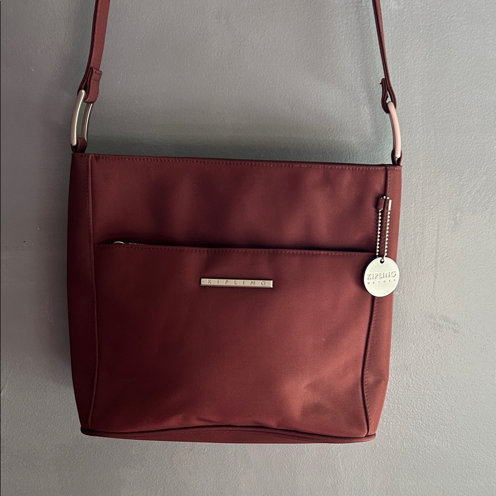 Kipling Crossbody Bag in Light Burgundy